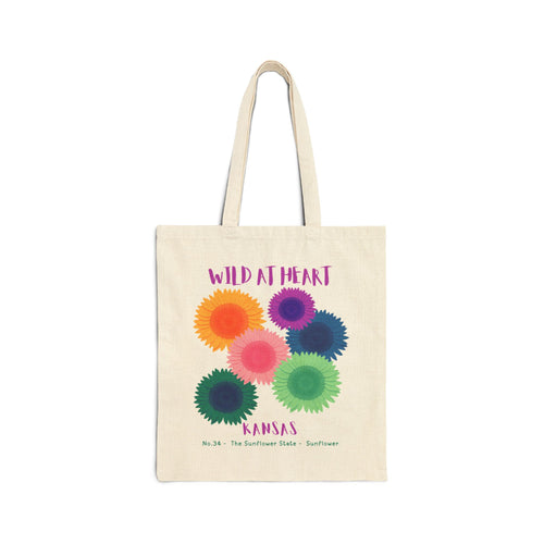 Kansas Wild at Heart Tote Bag