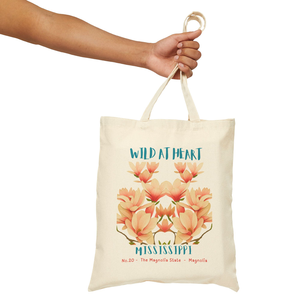 Mississippi Wild at Heart Tote Bag