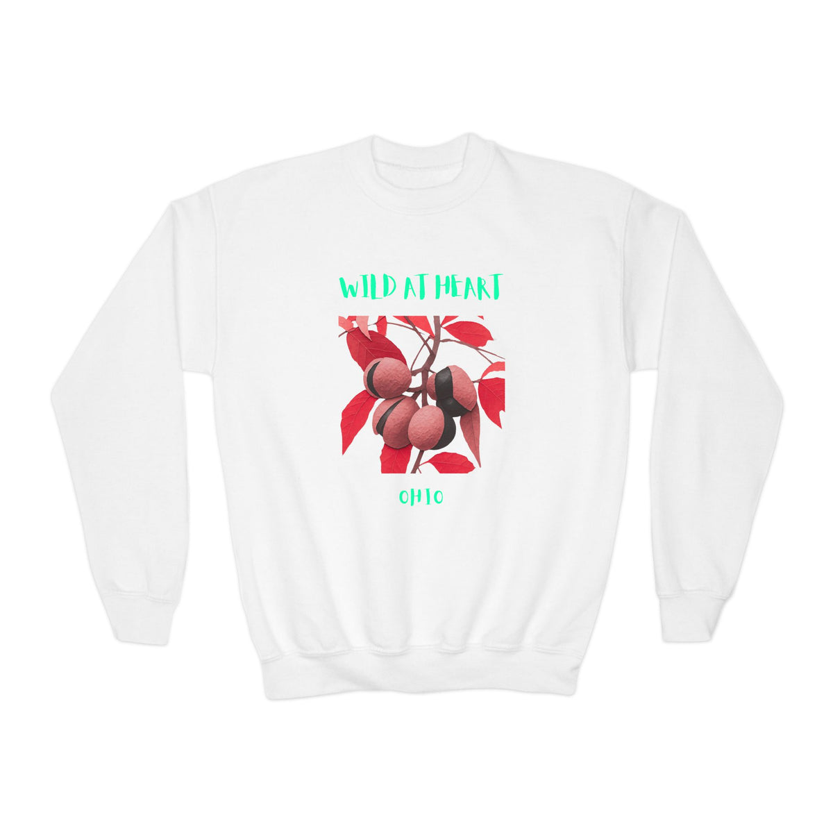 Ohio Wild at Heart Youth Crewneck Sweatshirt