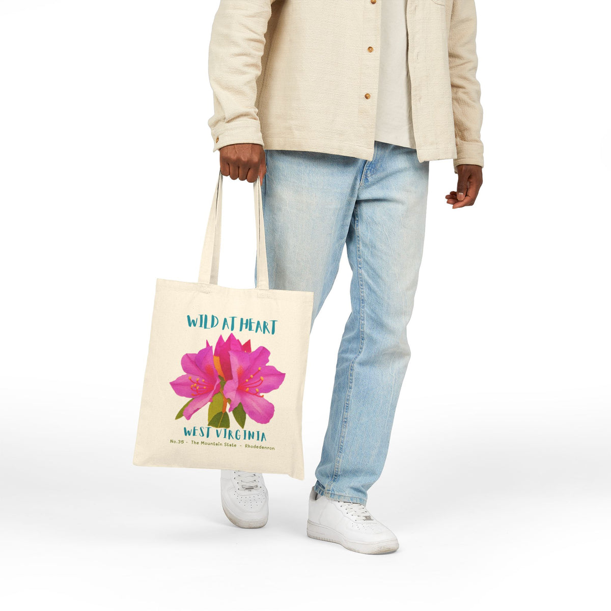 West Virginia Wild at Heart Tote Bag