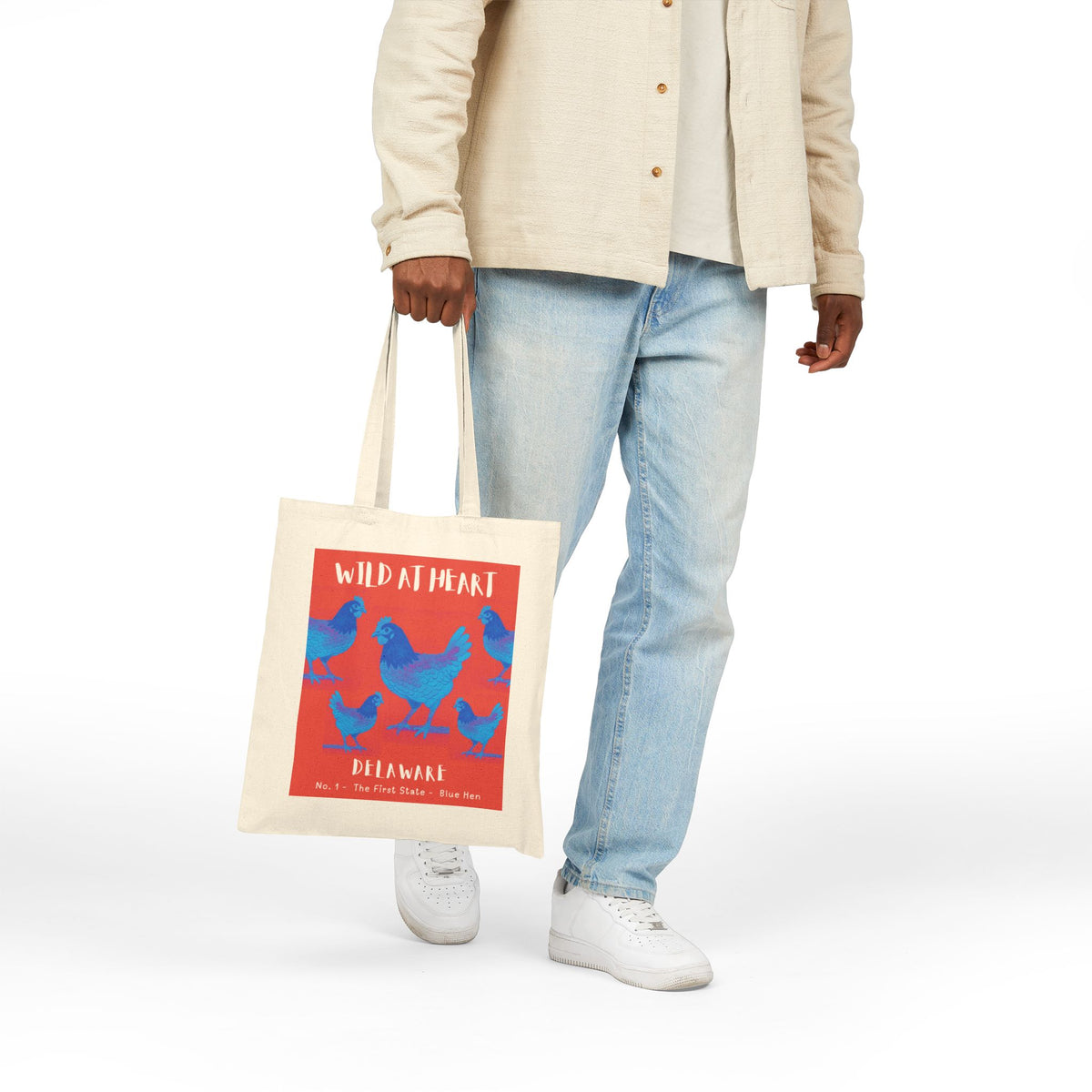 Delaware Wild at Heart Tote Bag