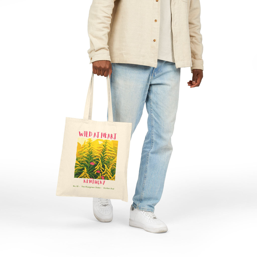 Wild at Heart Kentucky Tote Bag – Canvas Nature Explorer Tote, Kids Adventure Gift