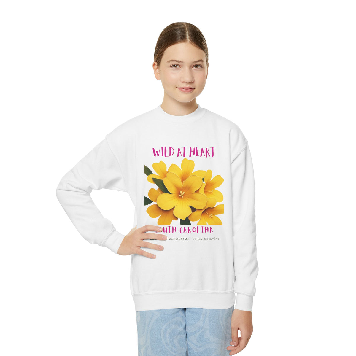 South Carolina Wild at Heart Youth Crewneck Sweatshirt