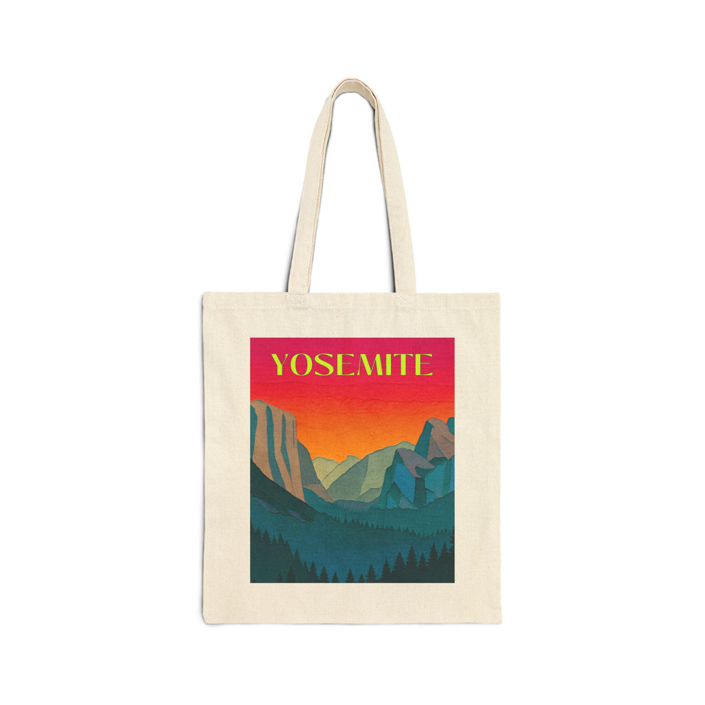 Wild At Heart Yosemite Tote Bag — Vintage National Park Canvas Tote