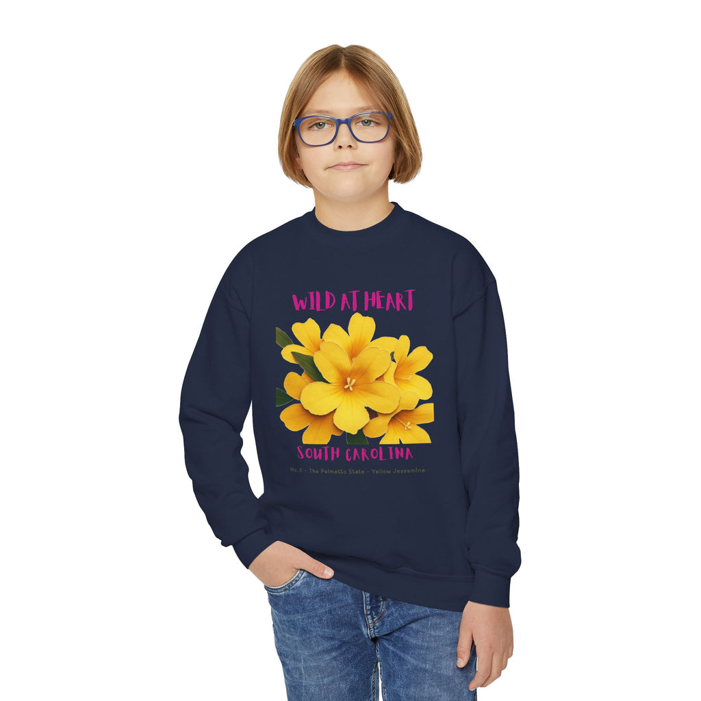 South Carolina Wild at Heart Youth Crewneck Sweatshirt