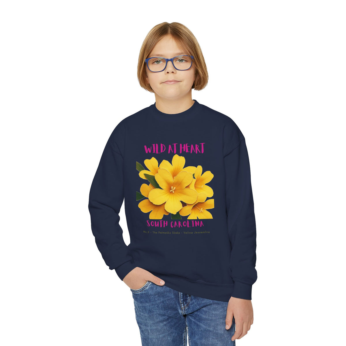 South Carolina Wild at Heart Youth Crewneck Sweatshirt
