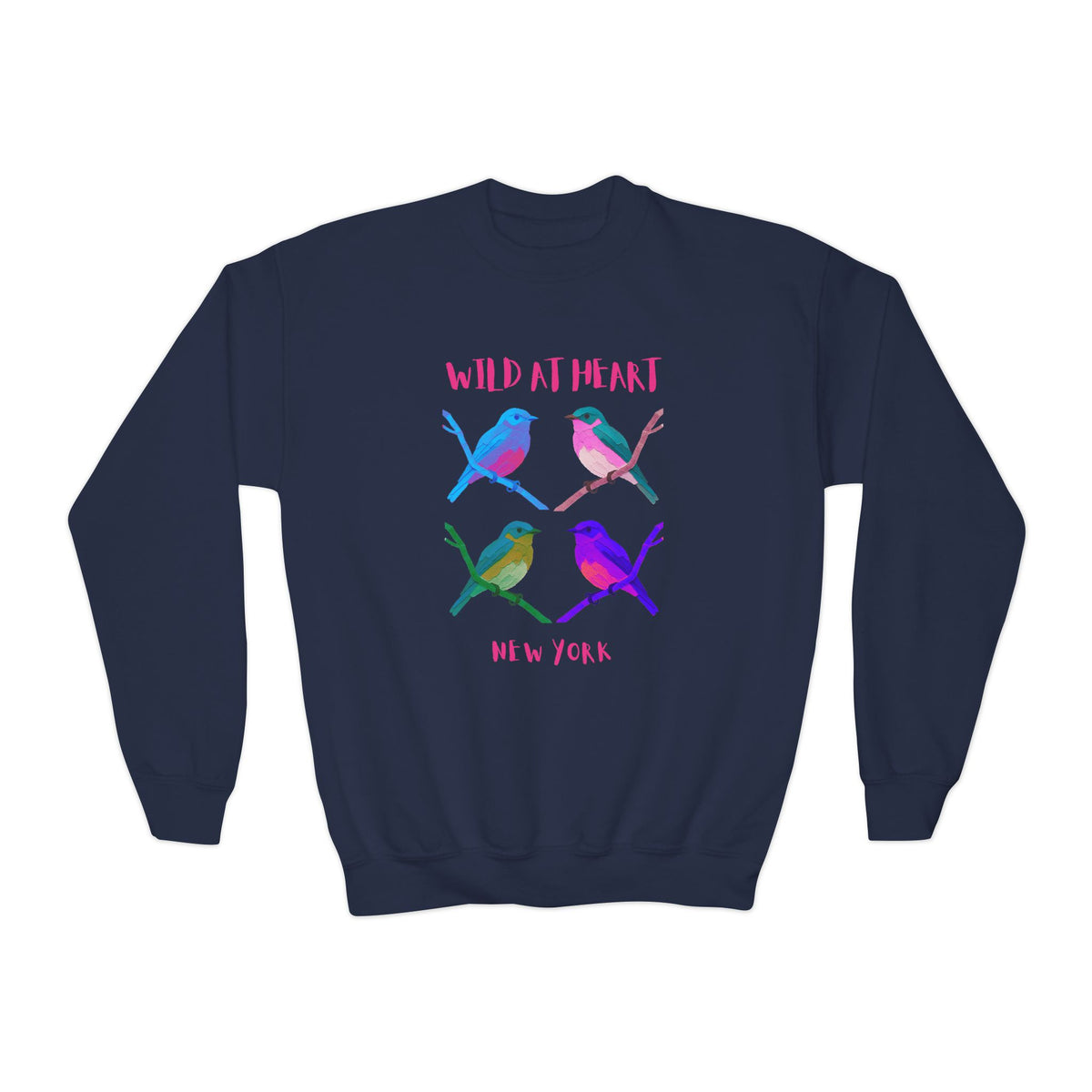 New York Wild at Heart Youth Crewneck Sweatshirt