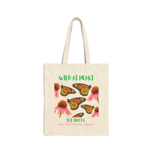 Illinois Wild at Heart Tote Bag
