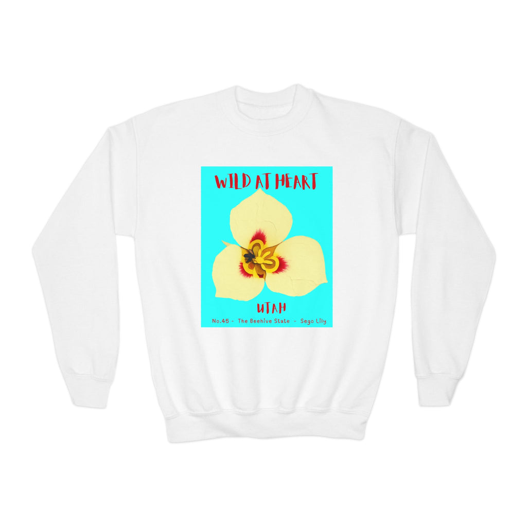 Utah Wild at Heart Youth Crewneck Sweatshirt