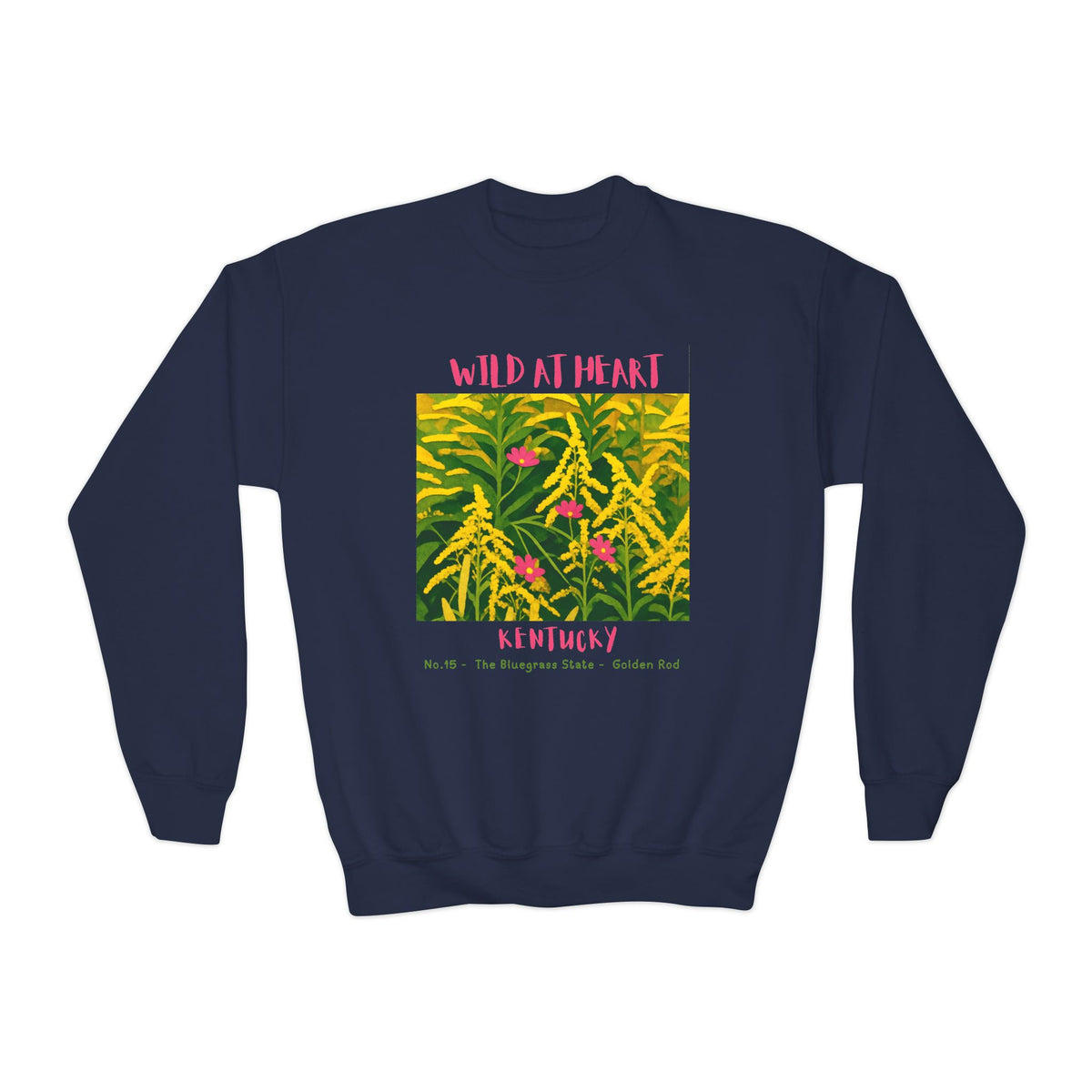 Kentucky Wild at Heart Youth Crewneck Sweatshirt