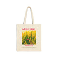 Nebraska 'Wild at Heart' Canvas Tote Bag