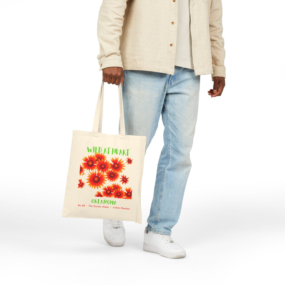 Oklahoma Wild at Heart Tote Bag