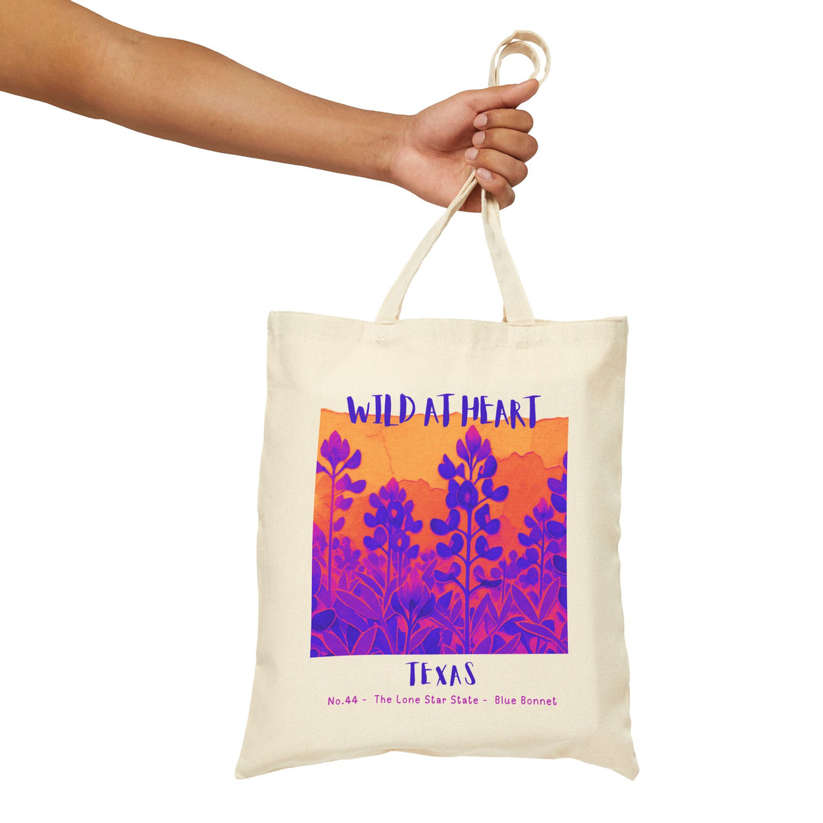Texas Wild at Heart Tote Bag