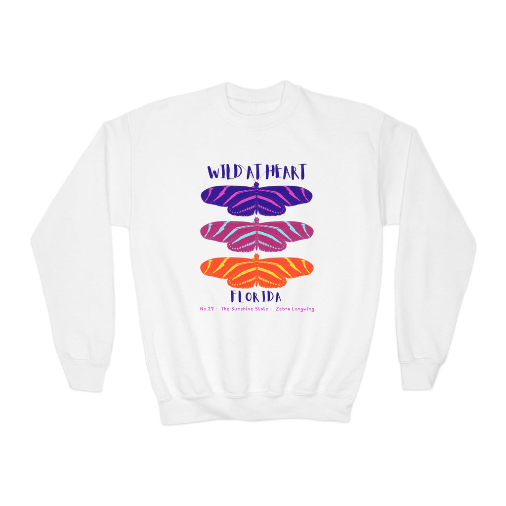 Florida Wild at Heart Youth Crewneck Sweatshirt