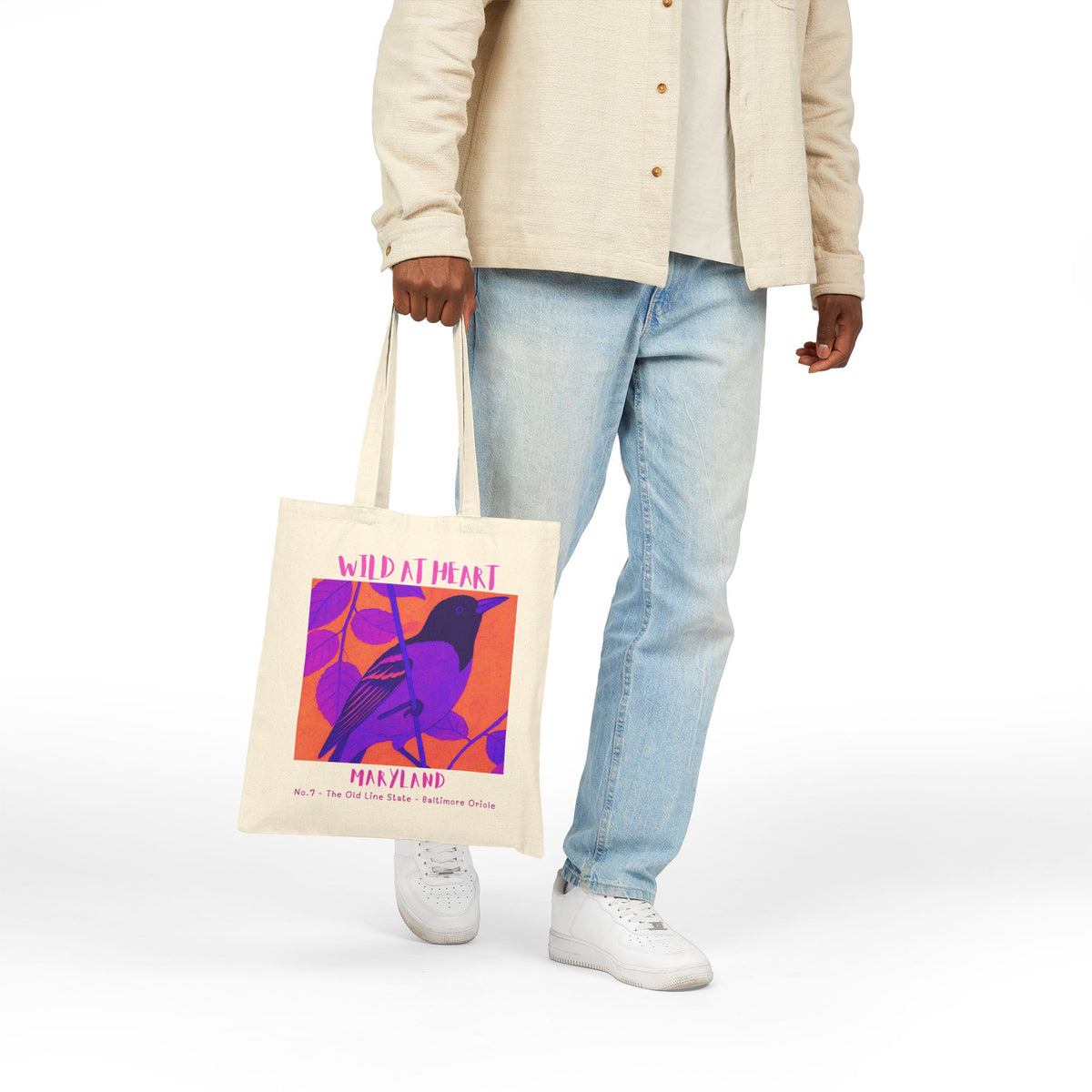 Maryland Wild at Heart Tote Bag