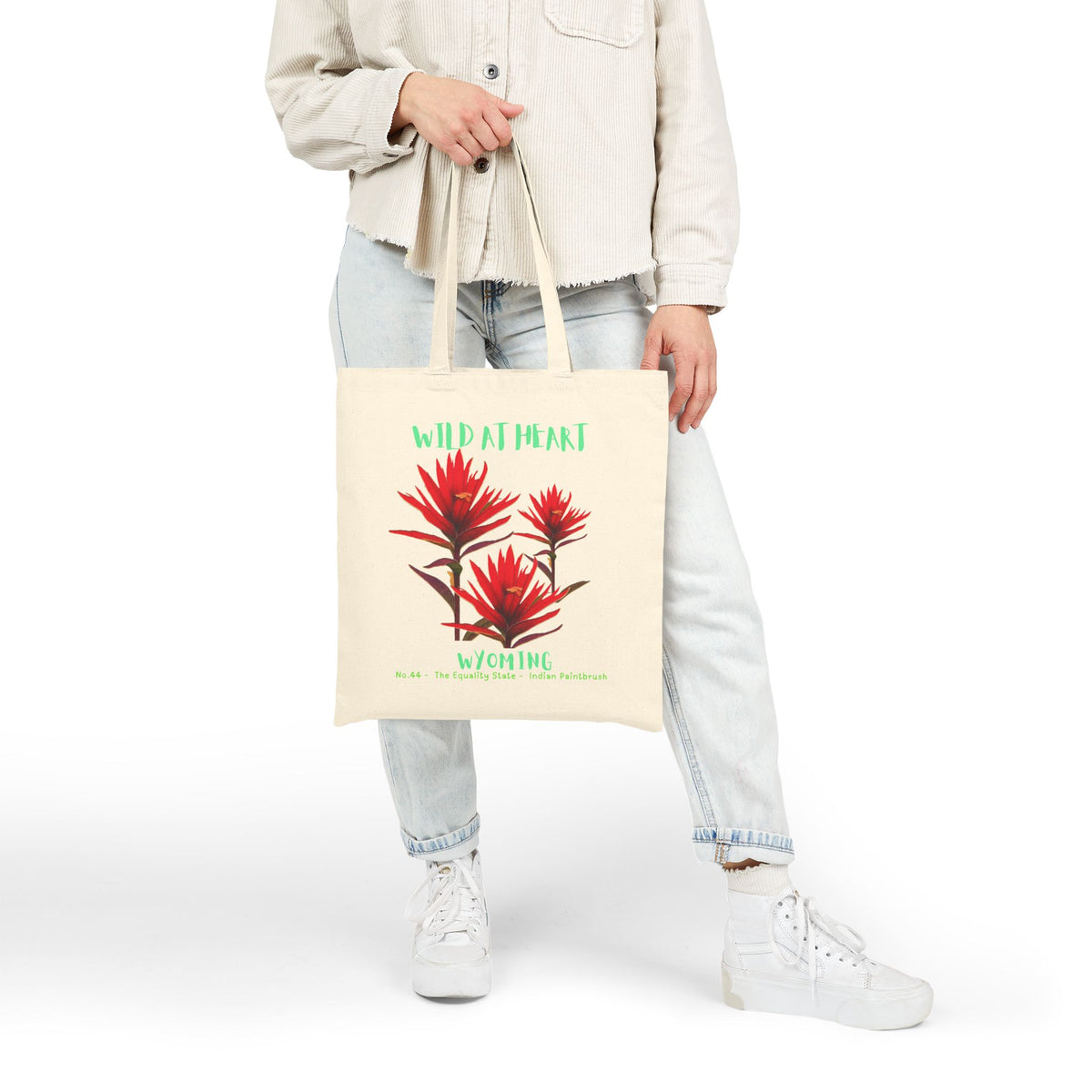 Wyoming Wild at Heart Tote Bag