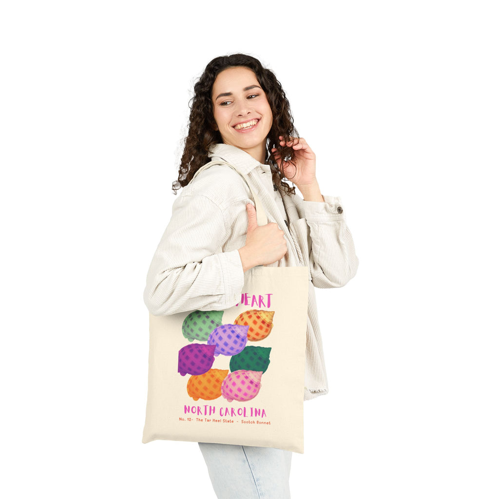 Wild at Heart North Carolina Tote Bag – Canvas Nature Explorer Tote, Kids Adventure Gift