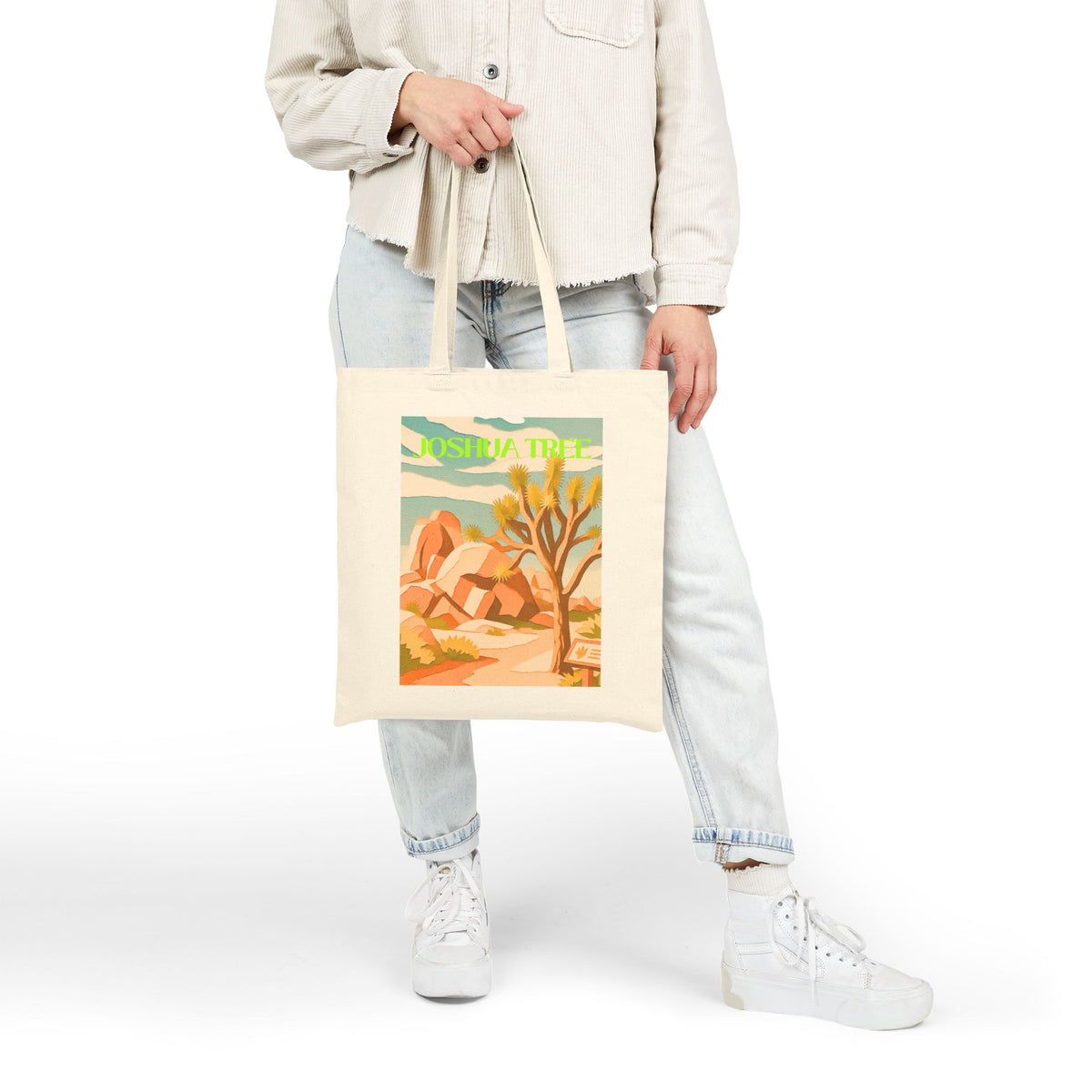 Joshua Tree Wild at Heart Tote - Retro National Park Tote