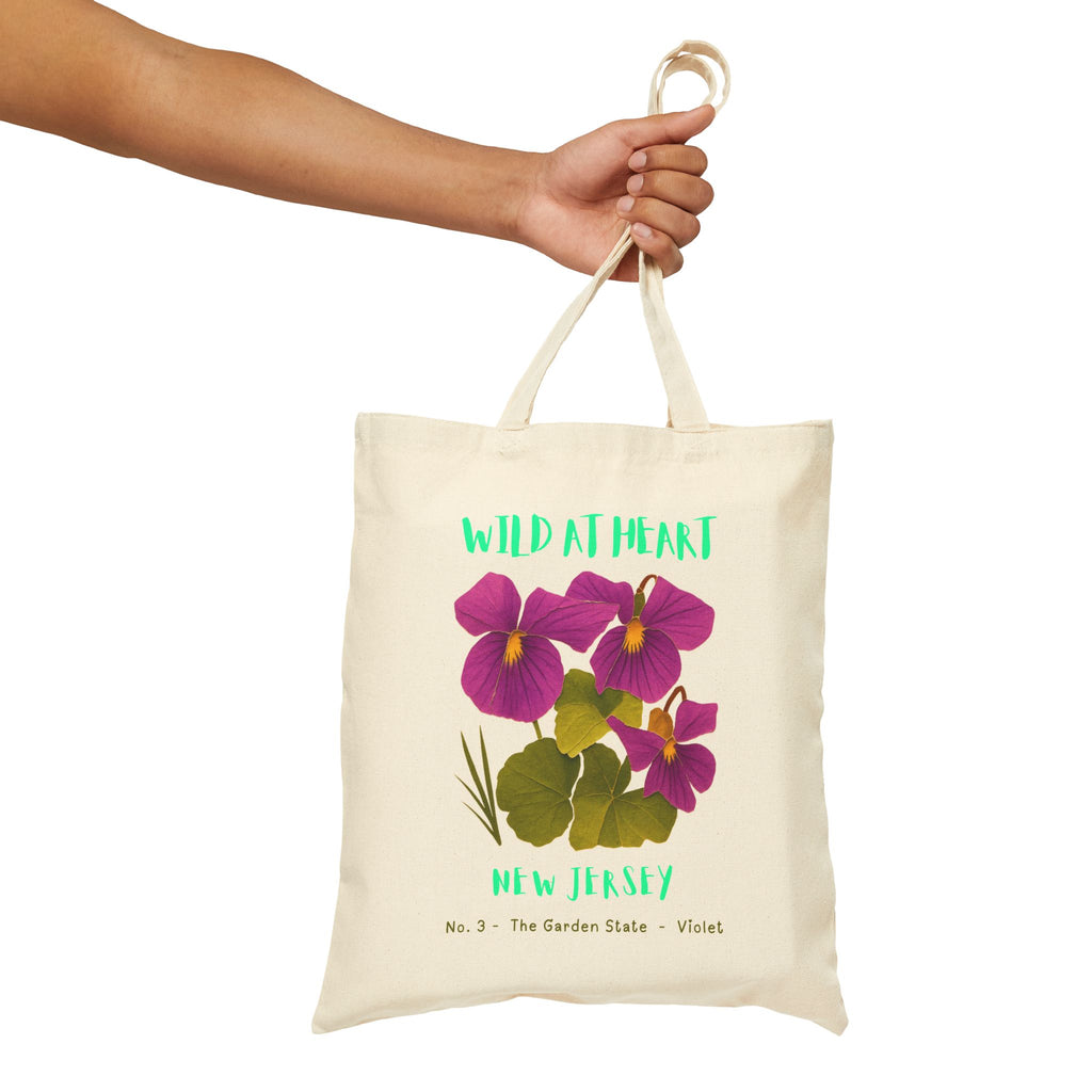 Wild at Heart New Jersey Tote Bag – Canvas Nature Explorer Tote, Kids Adventure Gift