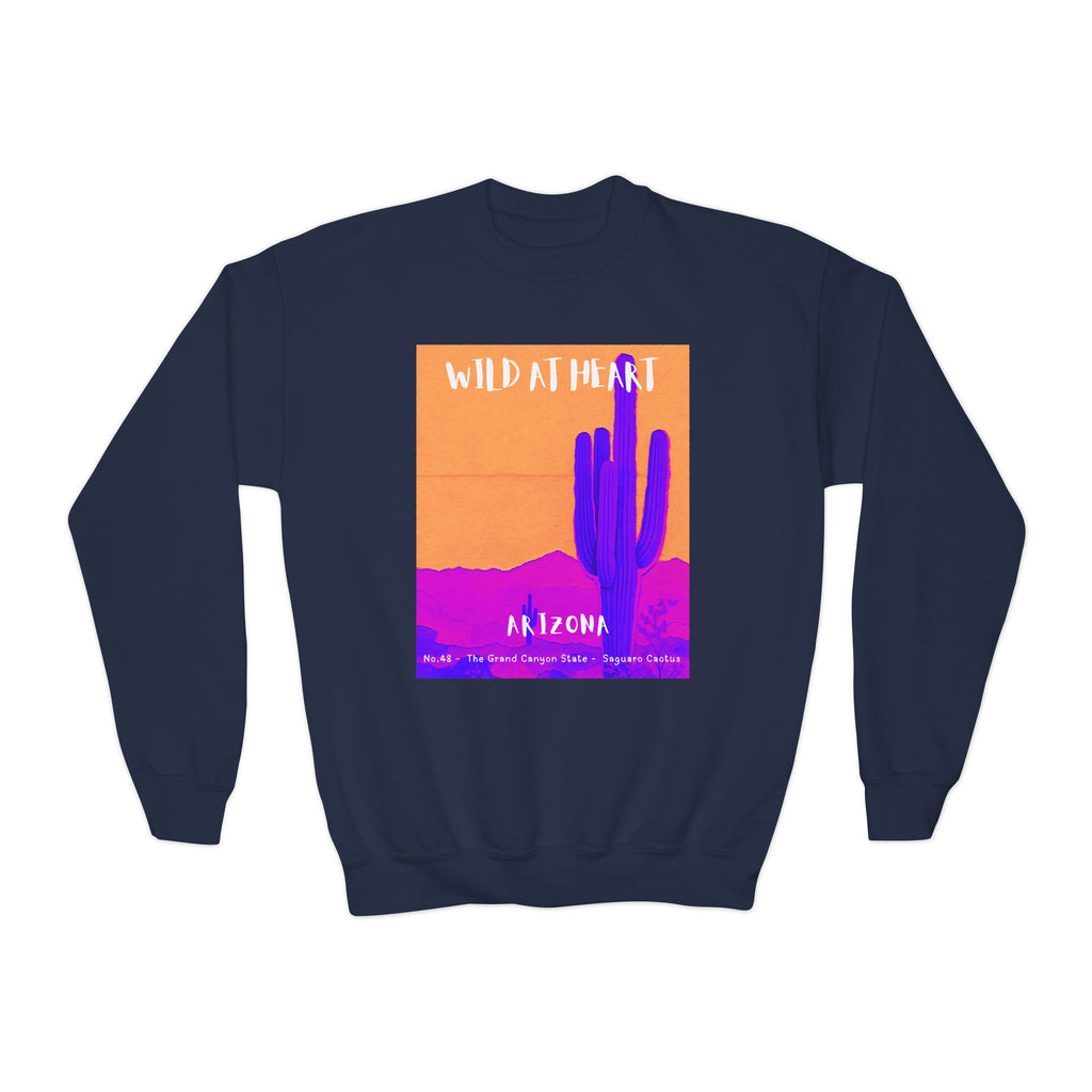 Arizona Wild at Heart Youth Crewneck Sweatshirt