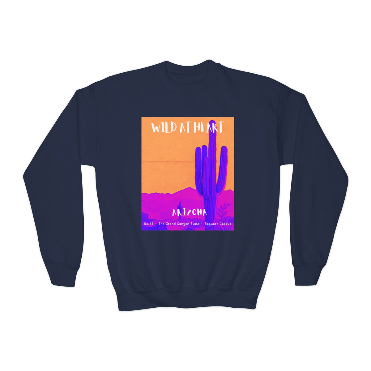 Arizona Wild at Heart Youth Crewneck Sweatshirt