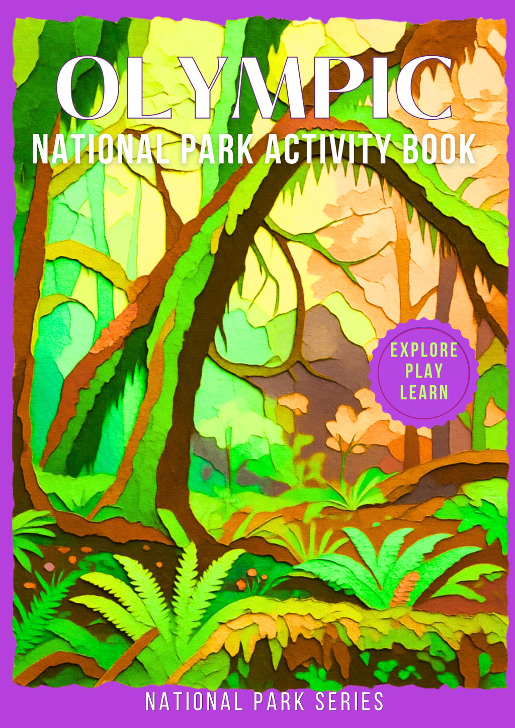 Olympic National Park Activity Book for Kids