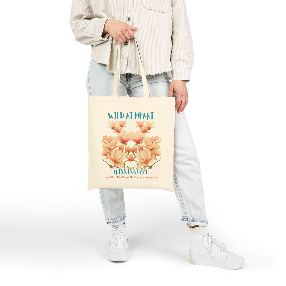 Mississippi Wild at Heart Tote Bag