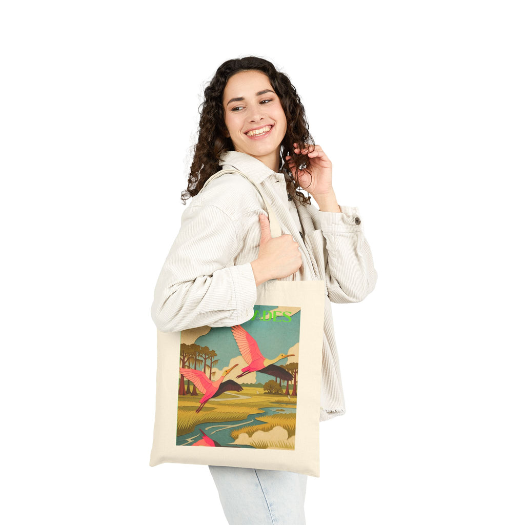 Everglades Wild at Heart Tote Bag - Retro National Park Tote