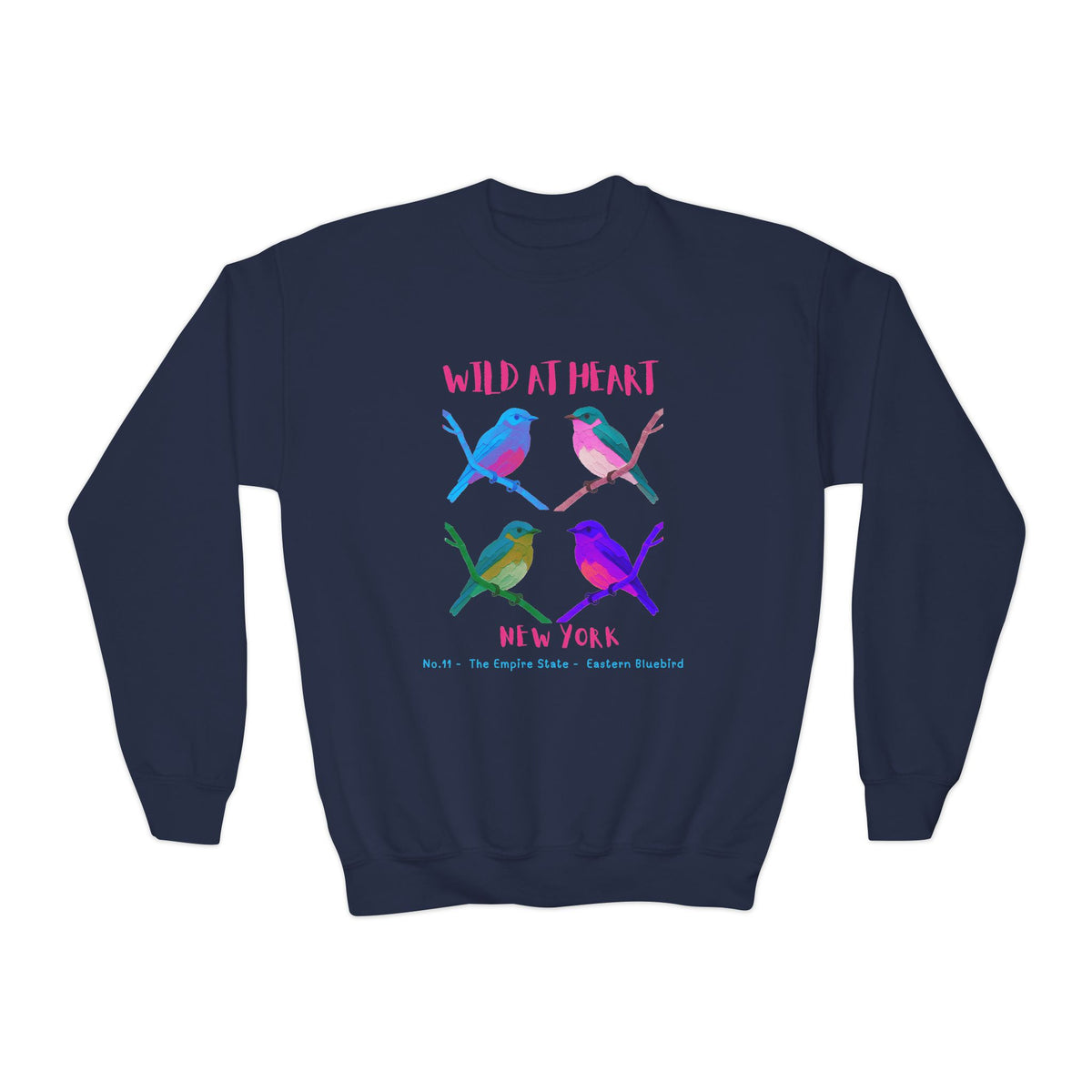 New York Wild at Heart Youth Crewneck Sweatshirt