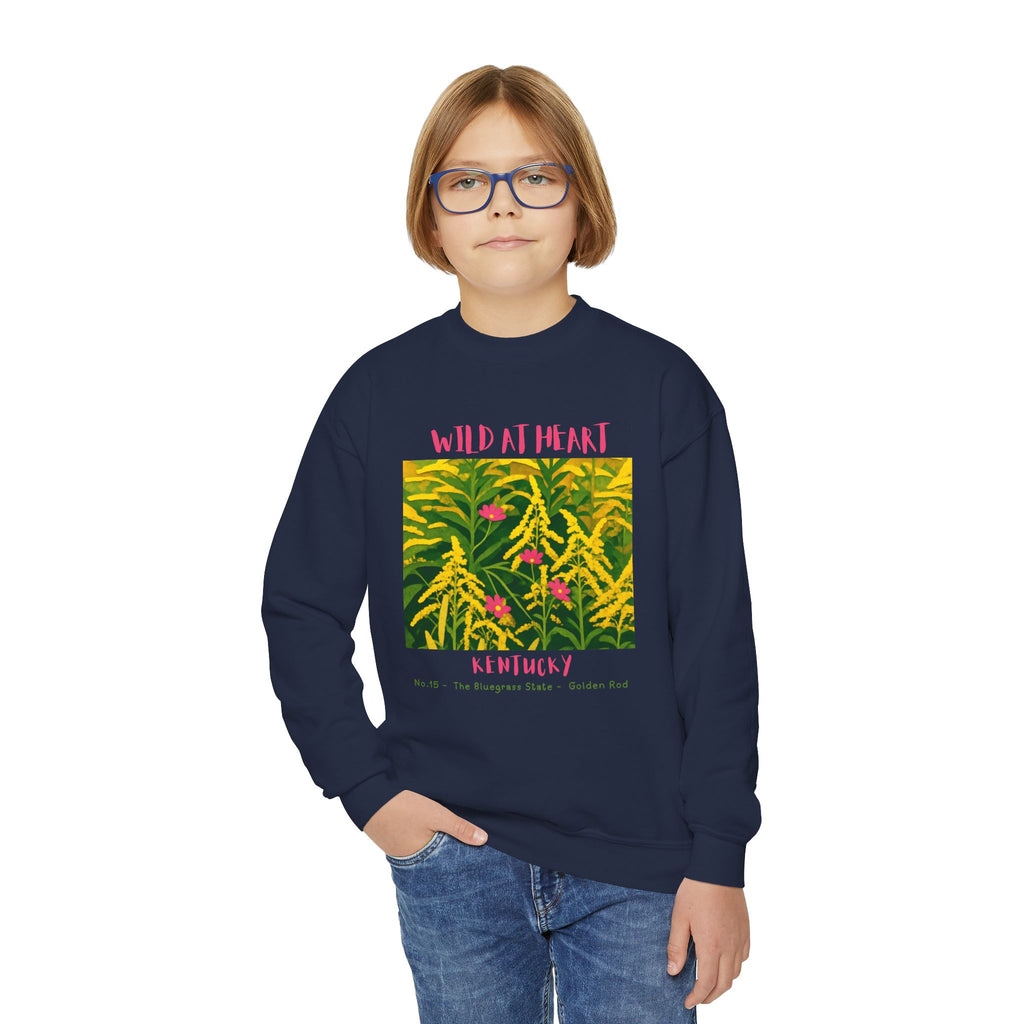 Kentucky Wild at Heart Youth Crewneck Sweatshirt