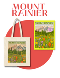 Wild at Heart Mount Rainier National Park Gift Set – Activity Book + Canvas Tote, Kids Explorer Bundle