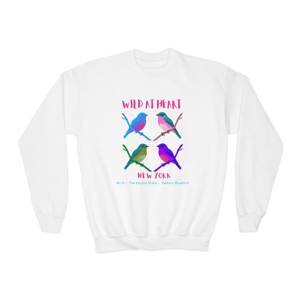 New York Wild at Heart Youth Crewneck Sweatshirt