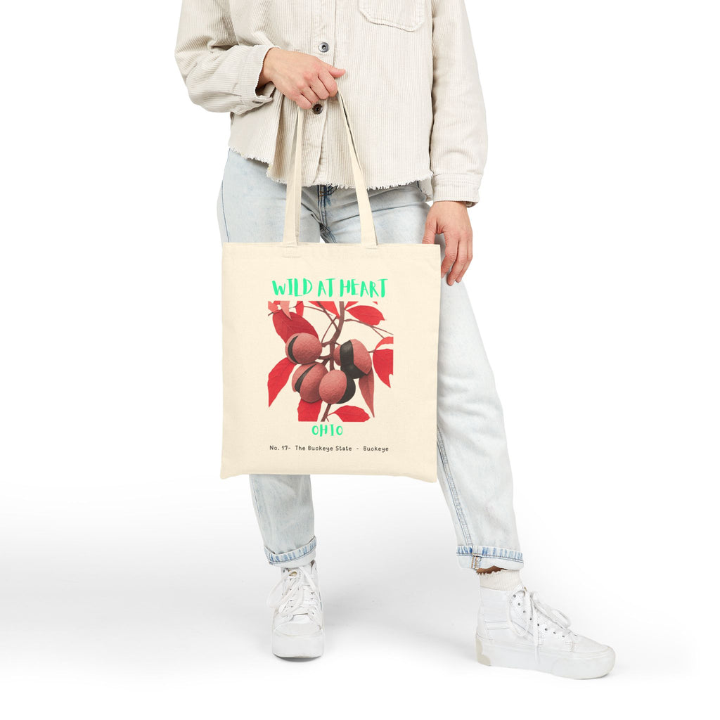 Wild at Heart Ohio Tote Bag – Canvas Nature Explorer Tote, Kids Adventure Gift