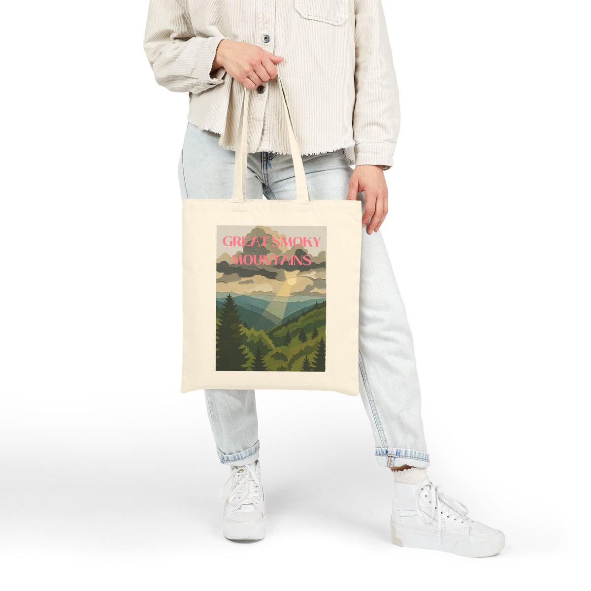 Wild at Heart Great Smoky Mountains Tote Bag – Canvas Tote, Kids Adventure Gift