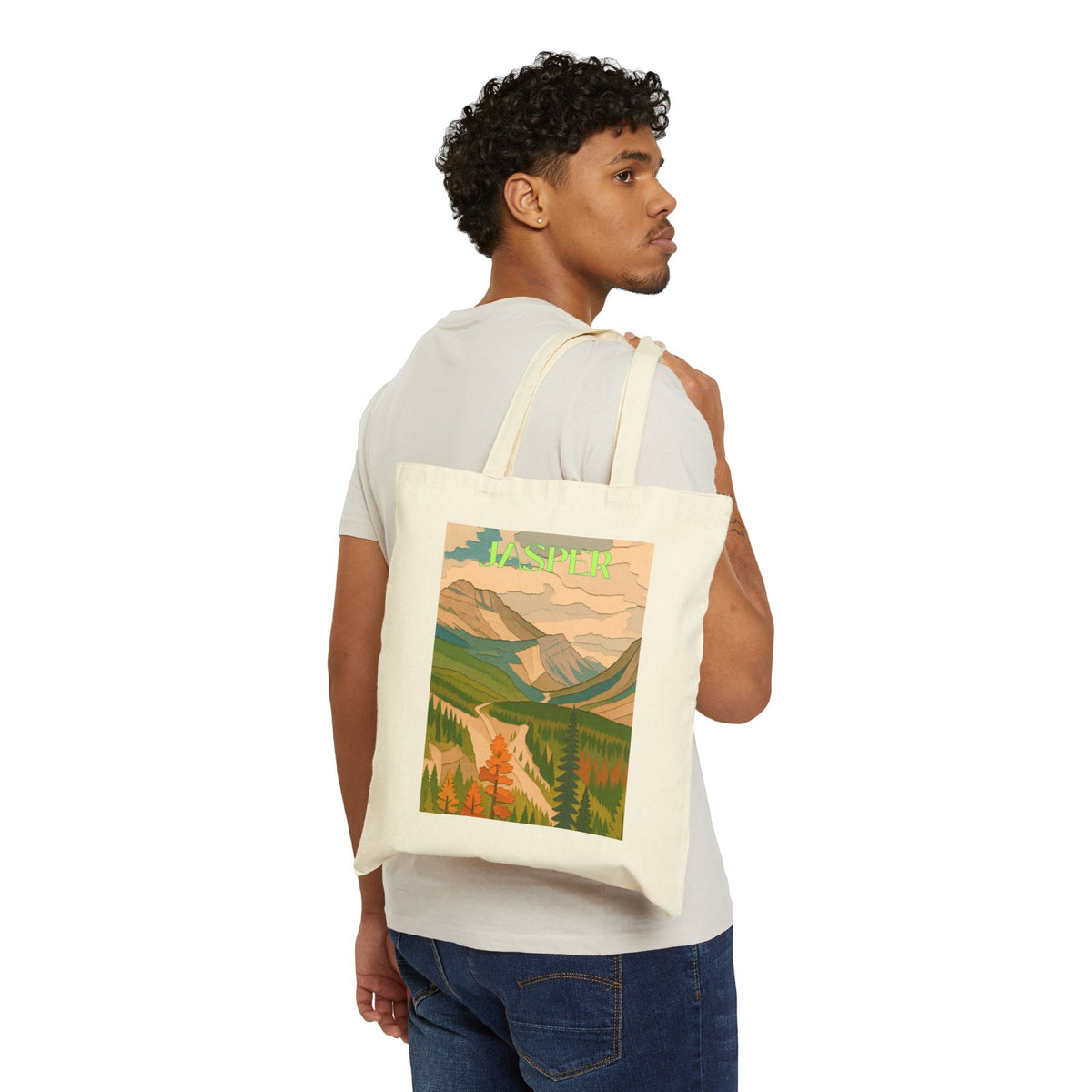 Wild at Heart Jasper Tote Bag – Canvas Tote, Kids Adventure Gift