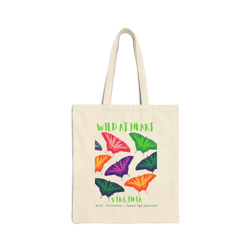 Wild at Heart Virginia Tote Bag – Canvas Nature Explorer Tote, Kids Adventure Gift