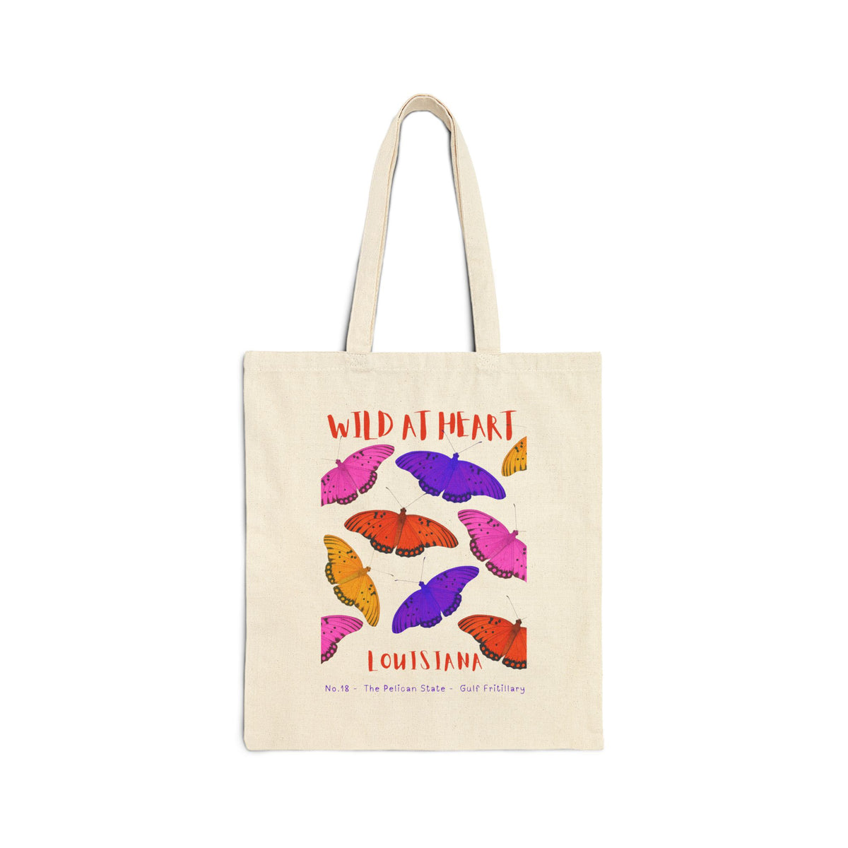 Louisiana Wild at Heart Tote Bag