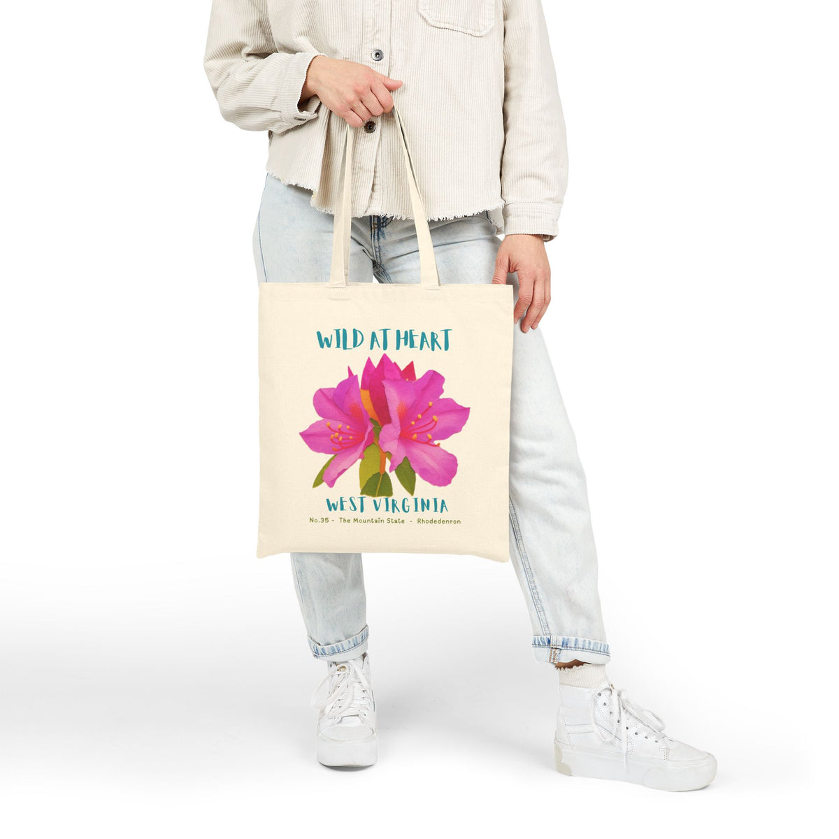 West Virginia Wild at Heart Tote Bag