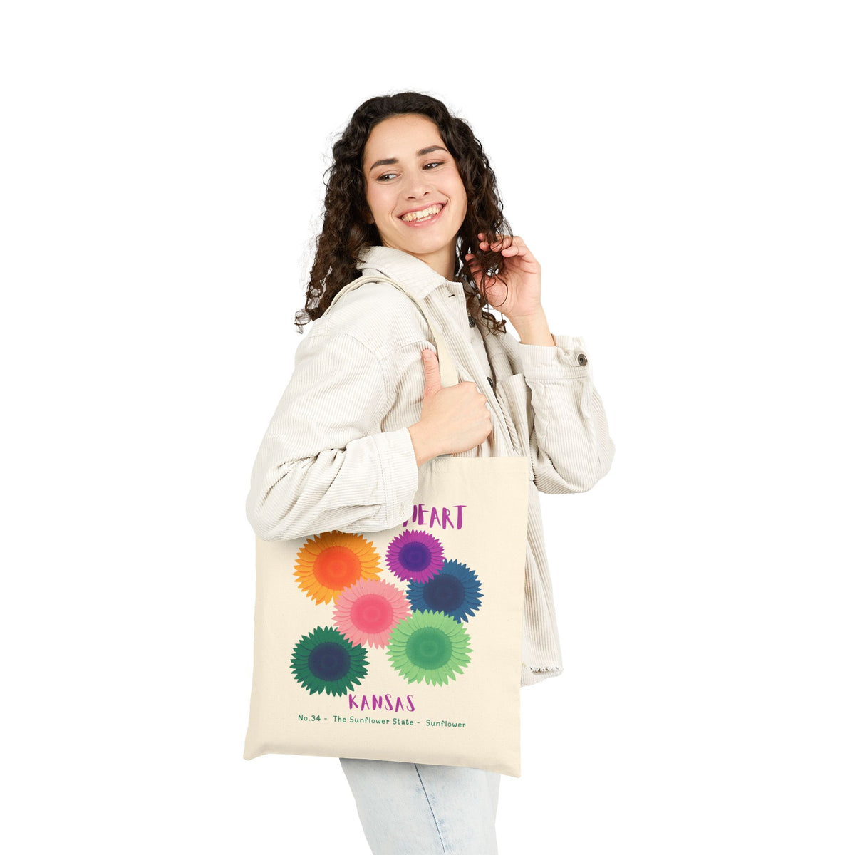 Kansas Wild at Heart Tote Bag