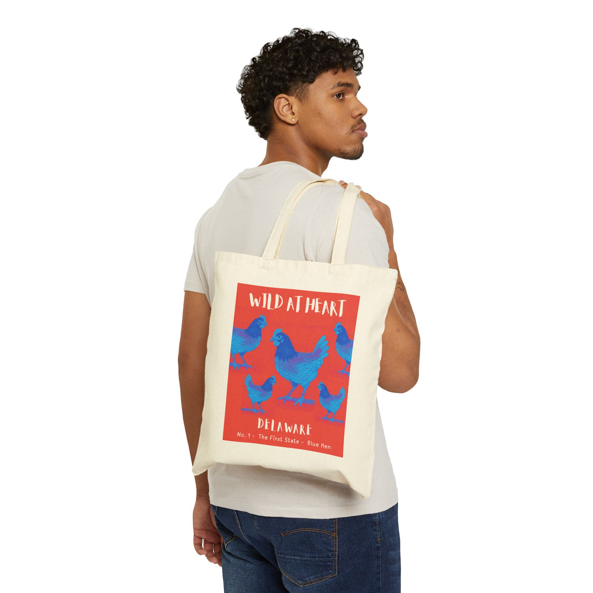 Delaware Wild at Heart Tote Bag