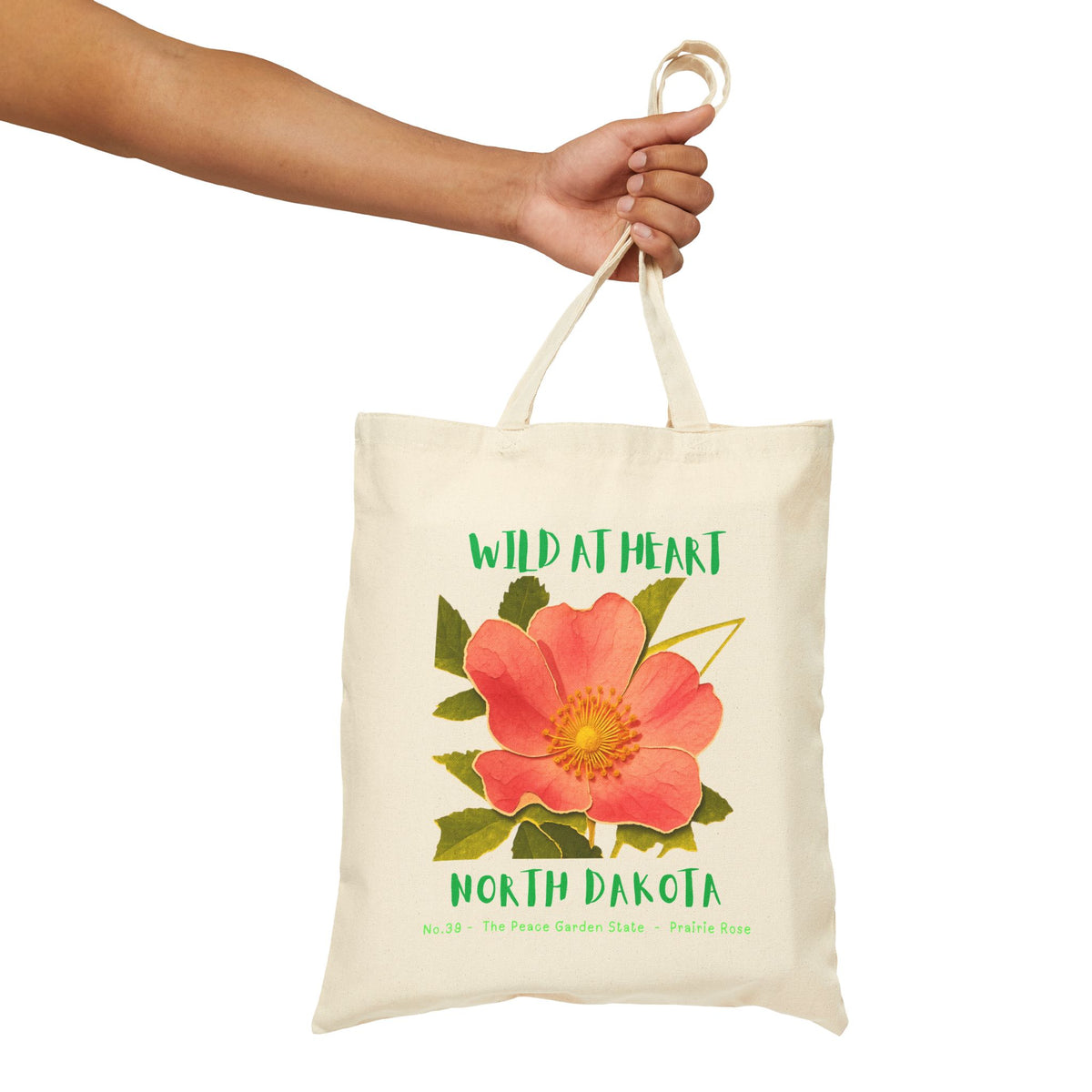 North Dakota Wild at Heart Tote Bag