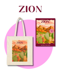 Wild at Heart Zion National Park Gift Set – Activity Book + Canvas Tote, Kids Explorer Bundle