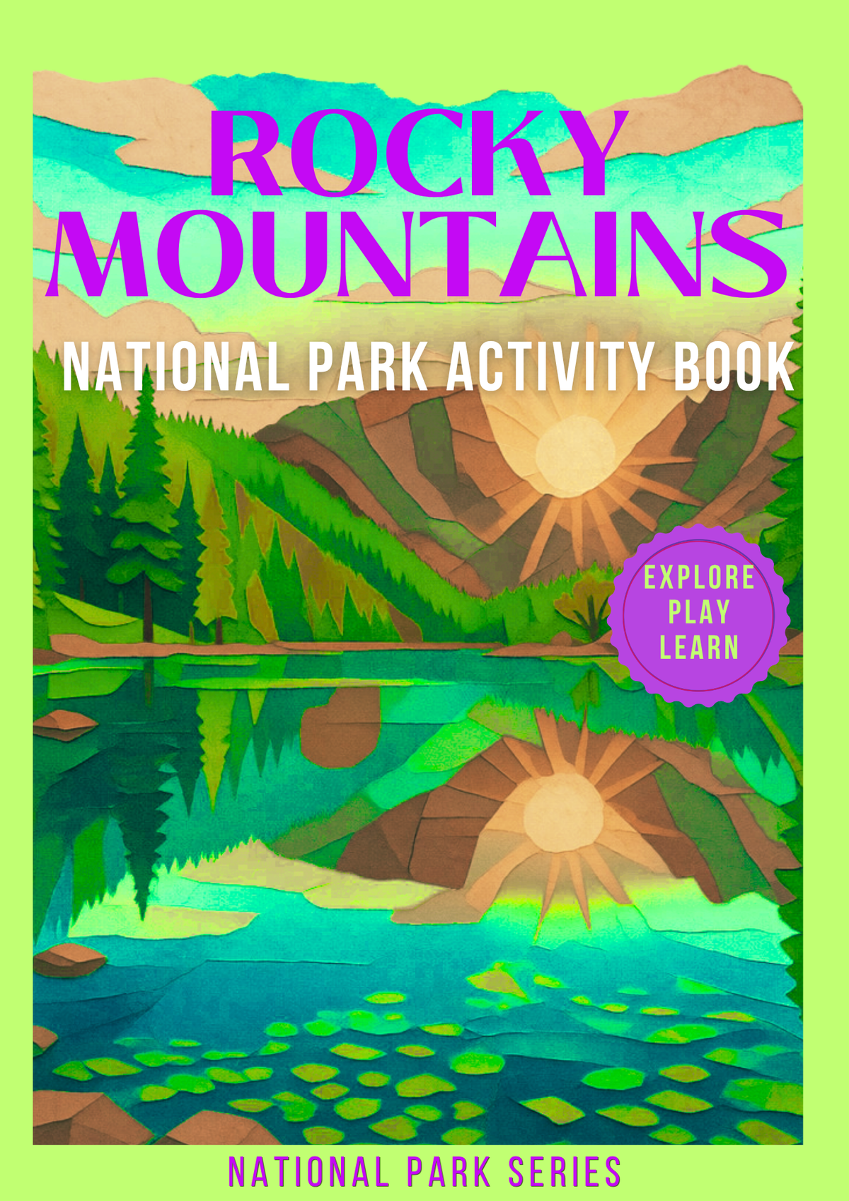 Rocky Mountain National Park Activity Book for Kids