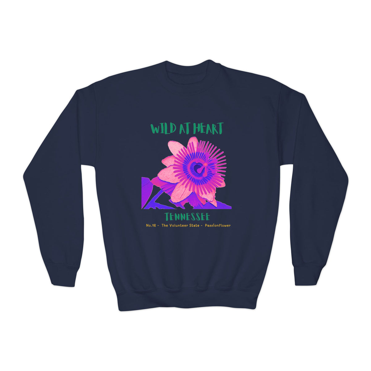 Tennessee Wild at Heart Youth Crewneck Sweatshirt