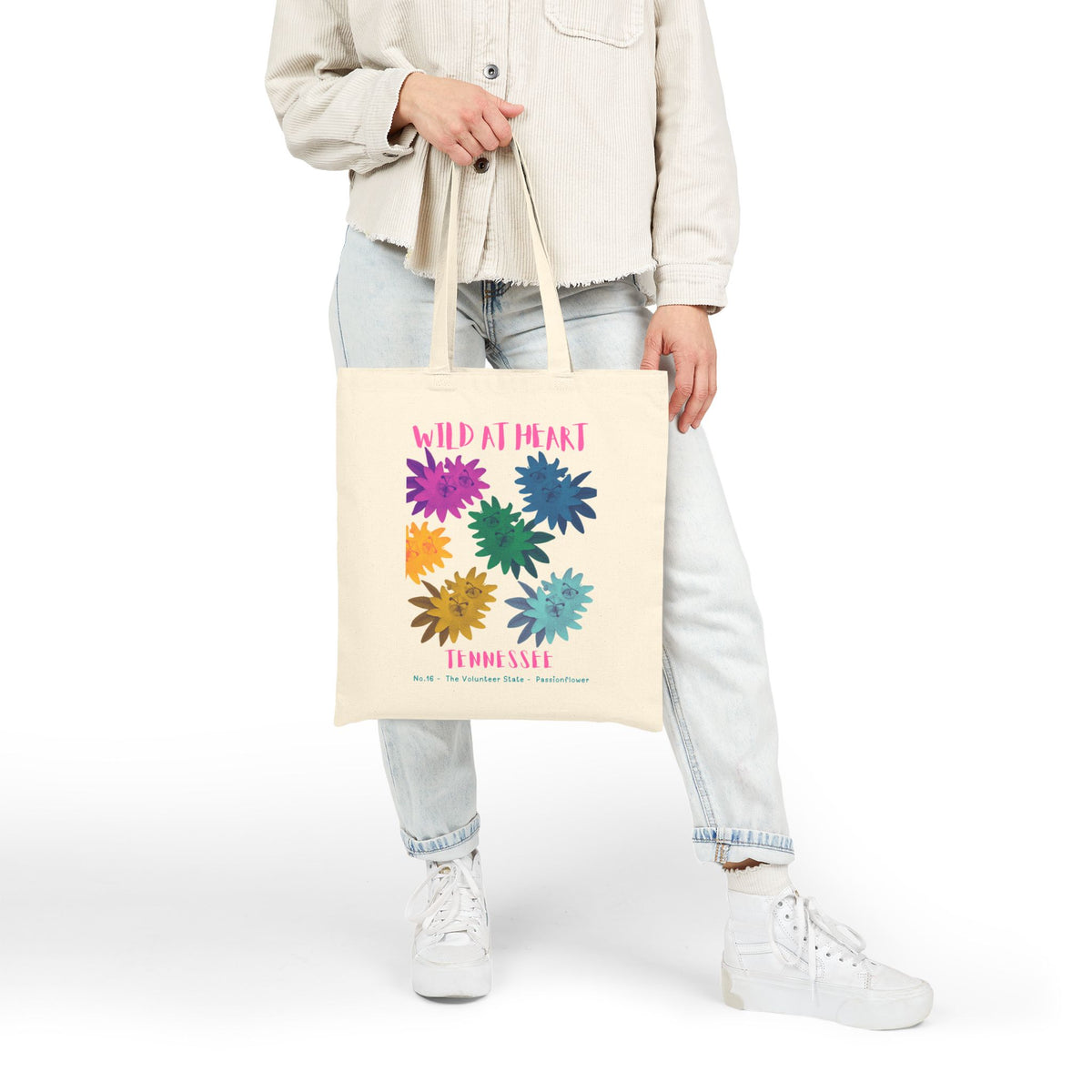 Wild at Heart Tennessee Tote Bag – Canvas Nature Explorer Tote, Kids Adventure Gift