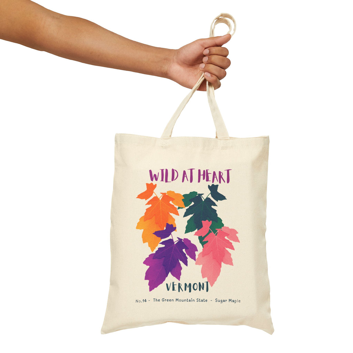 Vermont Wild at Heart Tote Bag