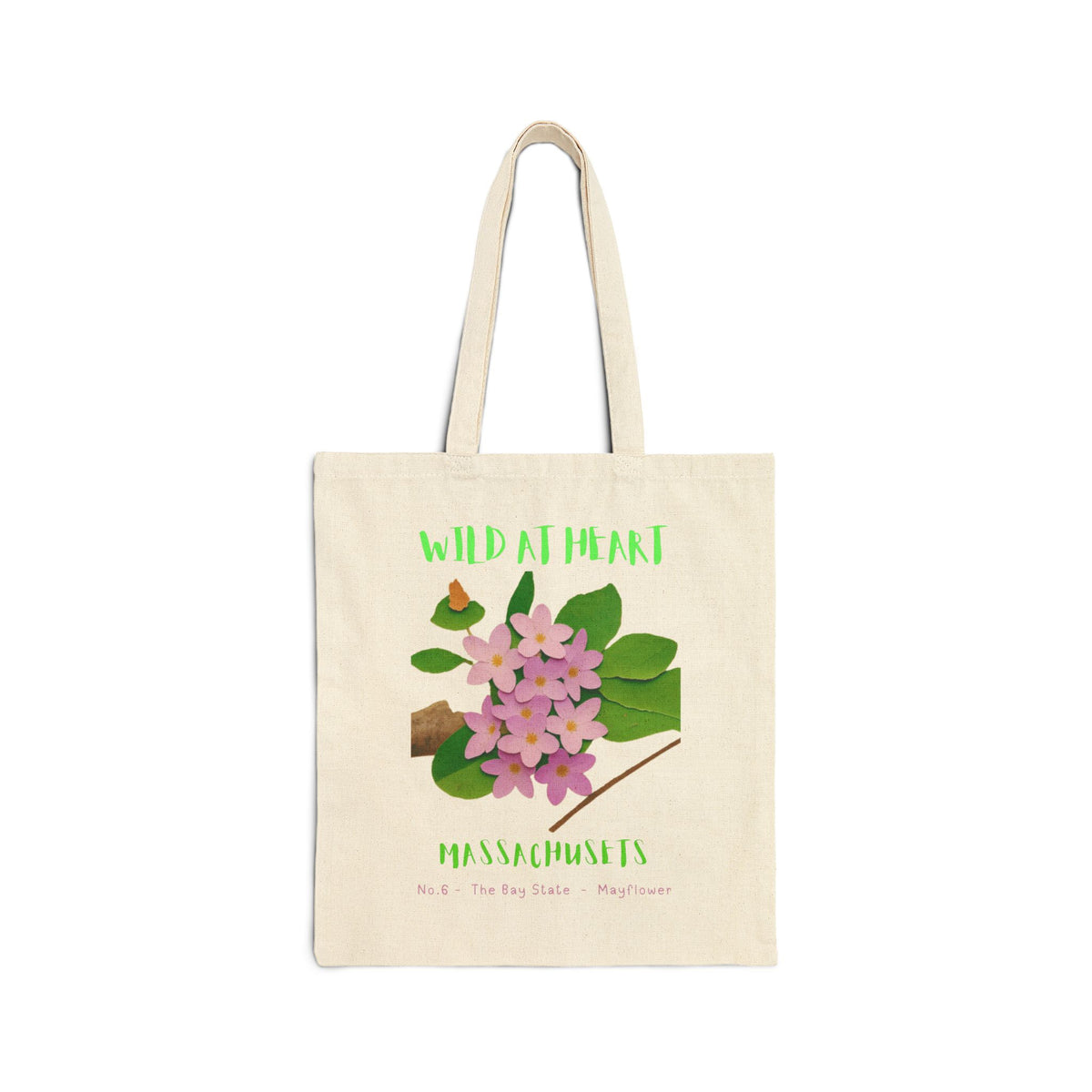 Massachusetts Wild at Heart Tote Bag