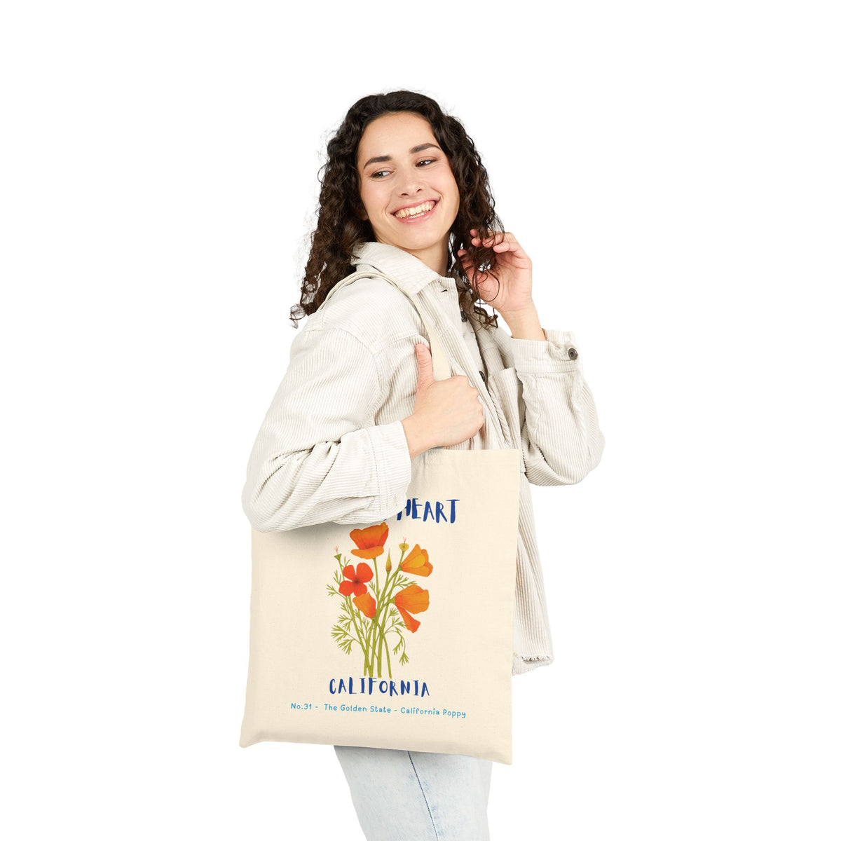California Wild at Heart Tote Bag