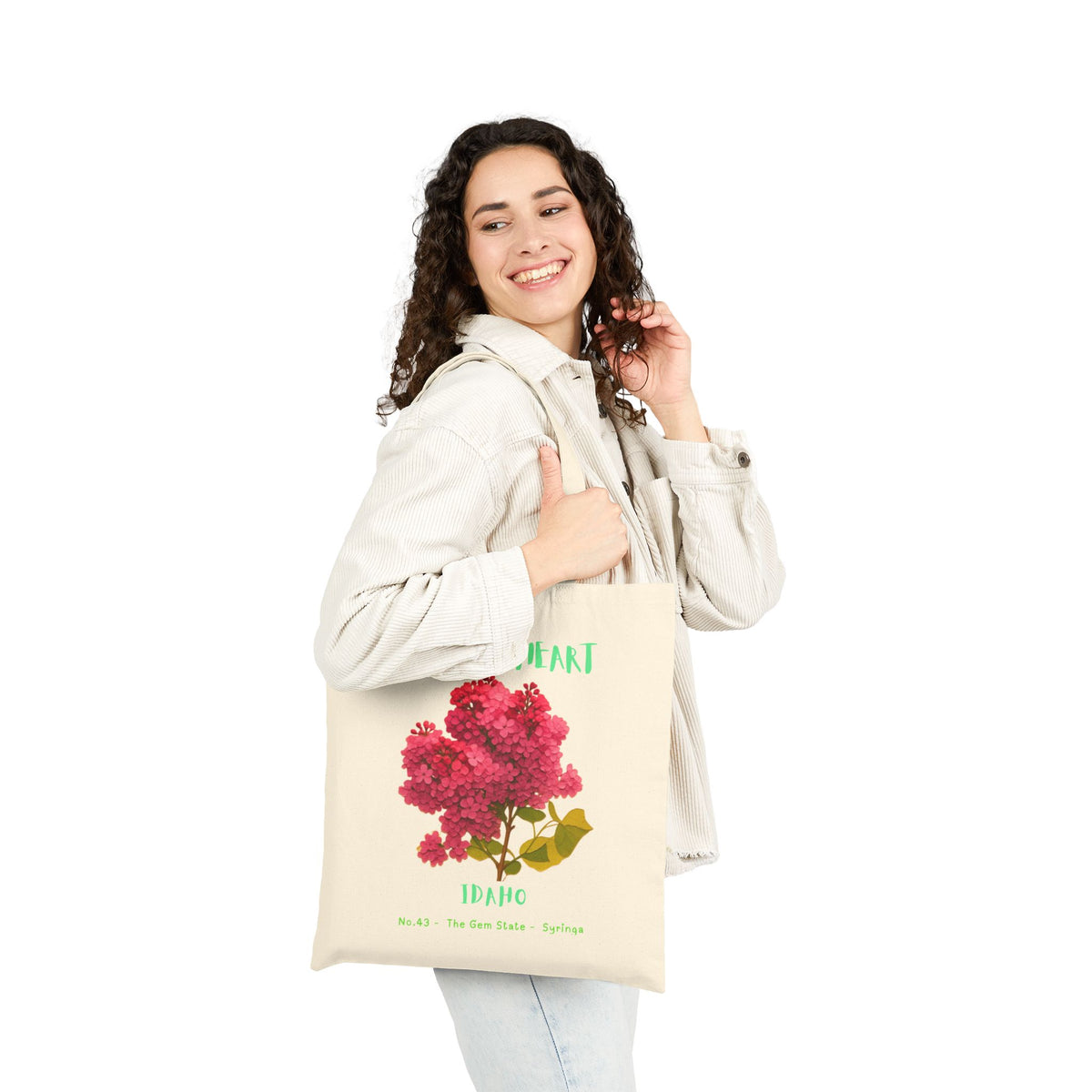Wild at Heart Idaho Tote Bag – Canvas Nature Explorer Tote, Kids Adventure Gift