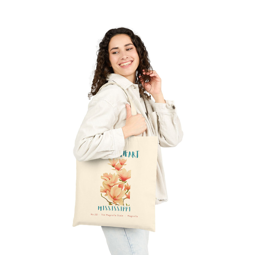 Wild at Heart Mississippi Tote Bag – Canvas Nature Explorer Tote, Kids Adventure Gift